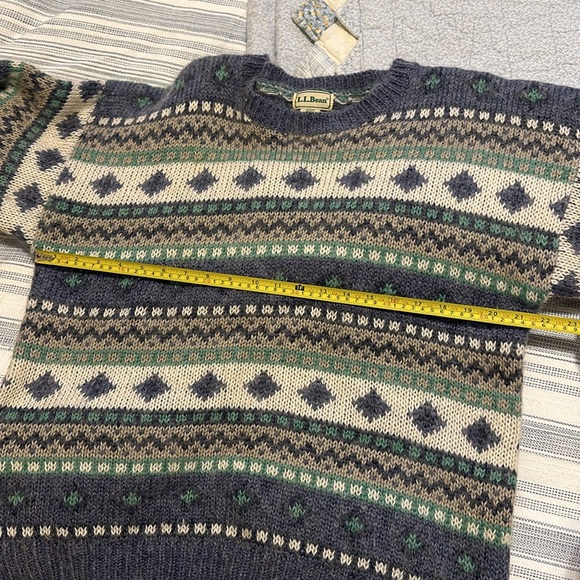 L. L. Bean 80’s Vintage Mohair Wool Blend Cozy Chunky Sweater - Picture 11 of 12